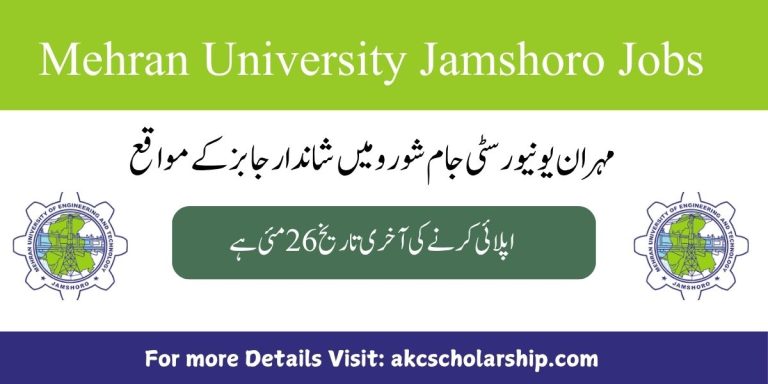 Mehran University Jamshoro Jobs 2025