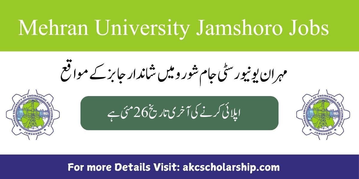 Mehran University Jamshoro Jobs 2025