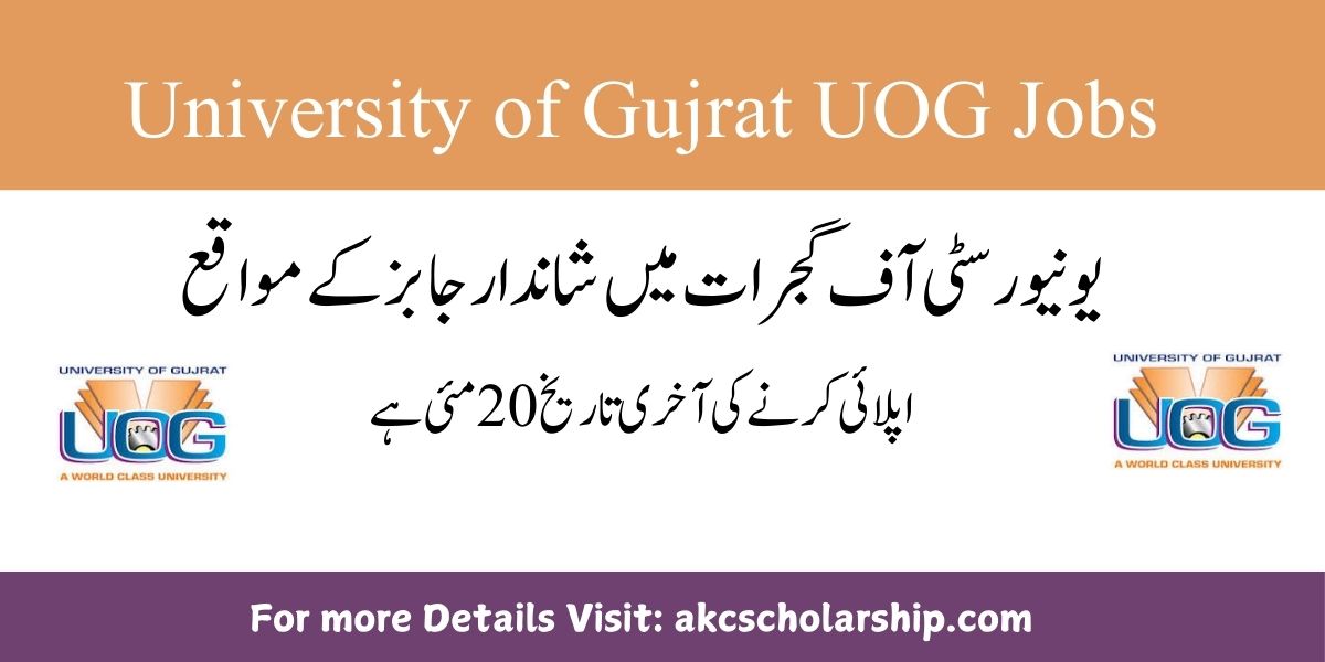 University of Gujrat UOG Jobs 2025
